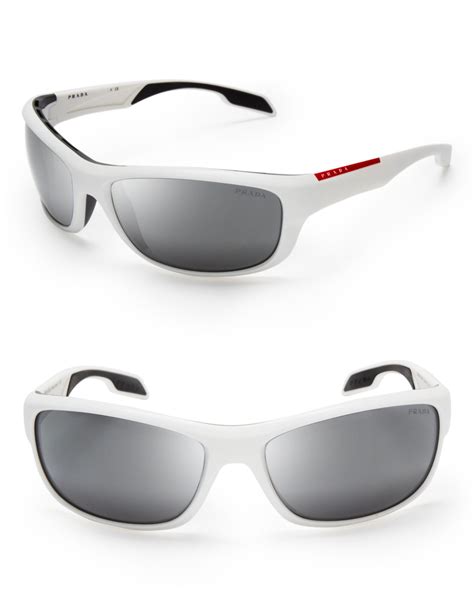 mens white prada sunglasses|Prada designer sunglasses for men.